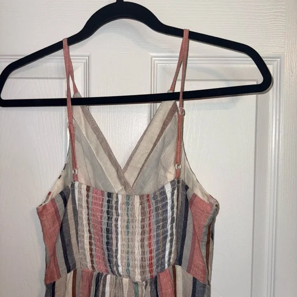 Express Multi Color Striped Midi Dress - Picture 5 of 7